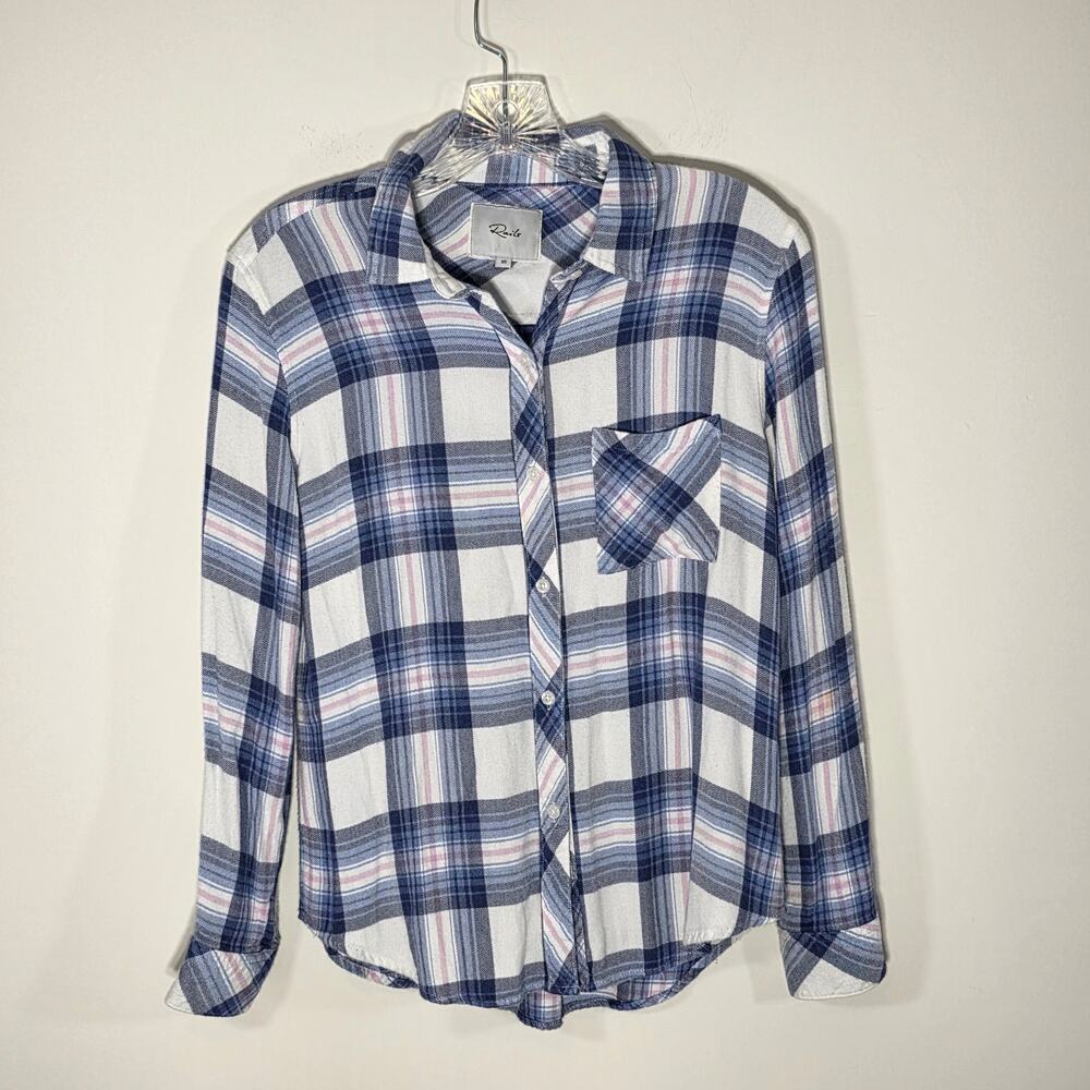 Rails Womens Hunter Plaid Flannel Button Down Casual Autumn Softgirl Size XS